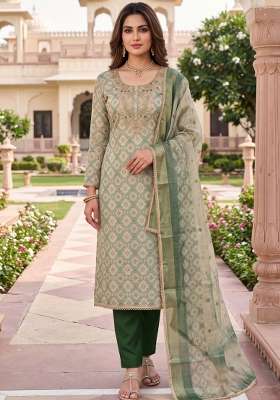Multicolor Printed Cotton Material Suit Set