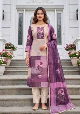 Multicolor Printed Cotton Material Suit Set