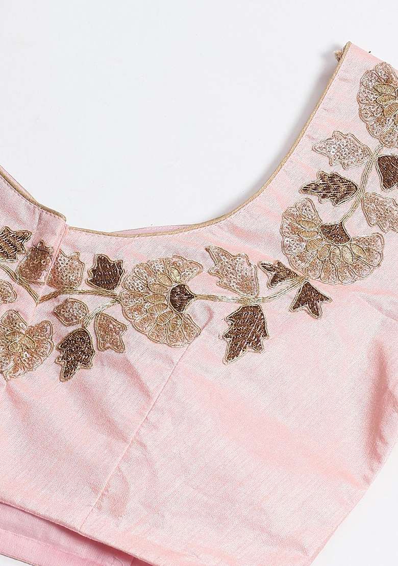 Purple Resham Blend Raw Silk Lehenga Set with Embroidered & Sequin for Diwali | Wedding & Festive Wear - Indya