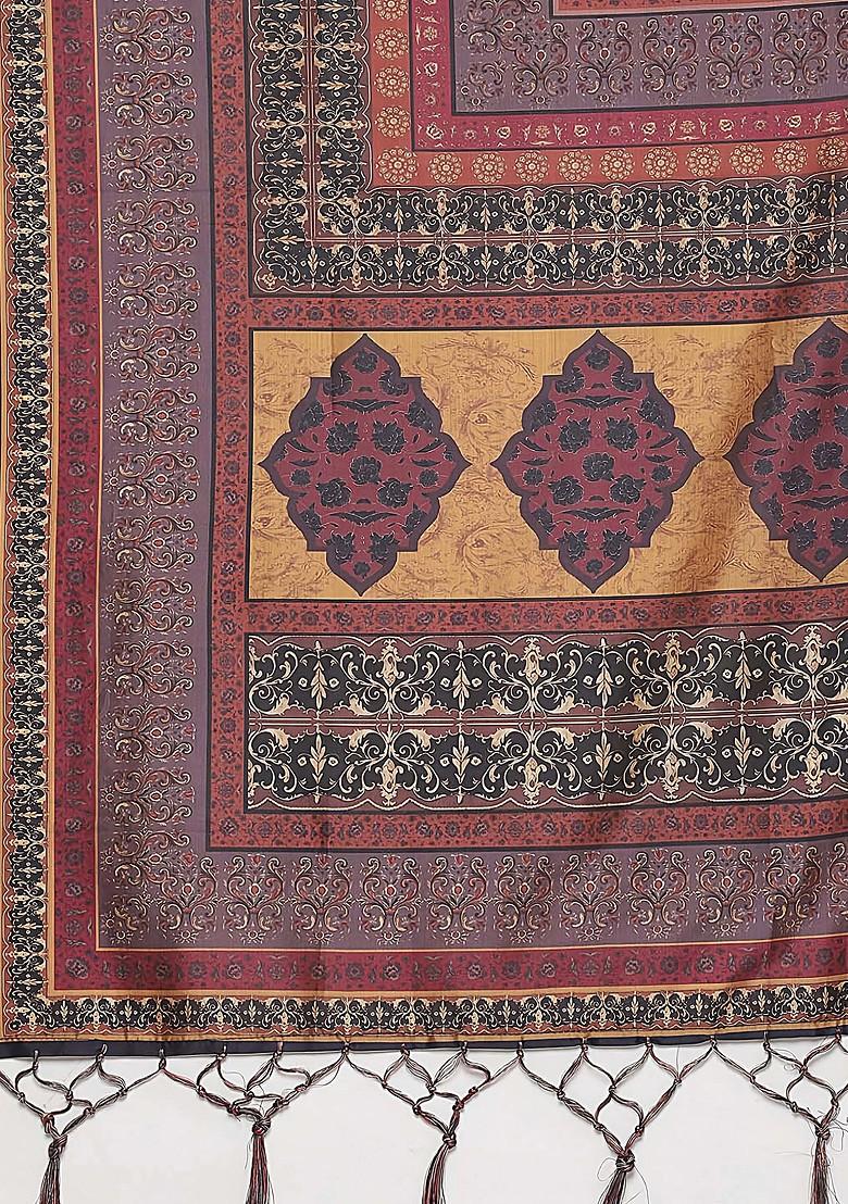 Green Digital Print Silk Satin Lehenga Set