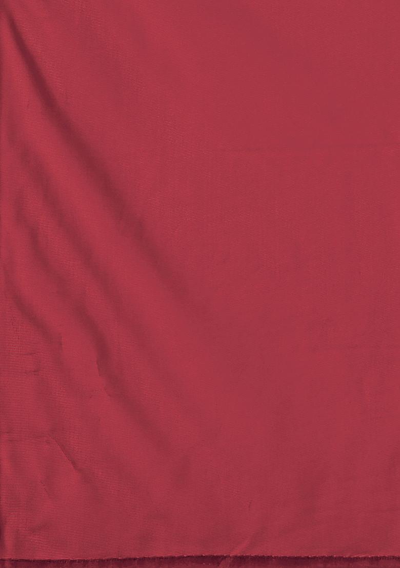 Light Red Embellished Net Lehenga Set