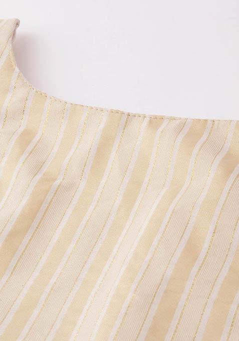 Maroon Printed Silk Lehenga Set