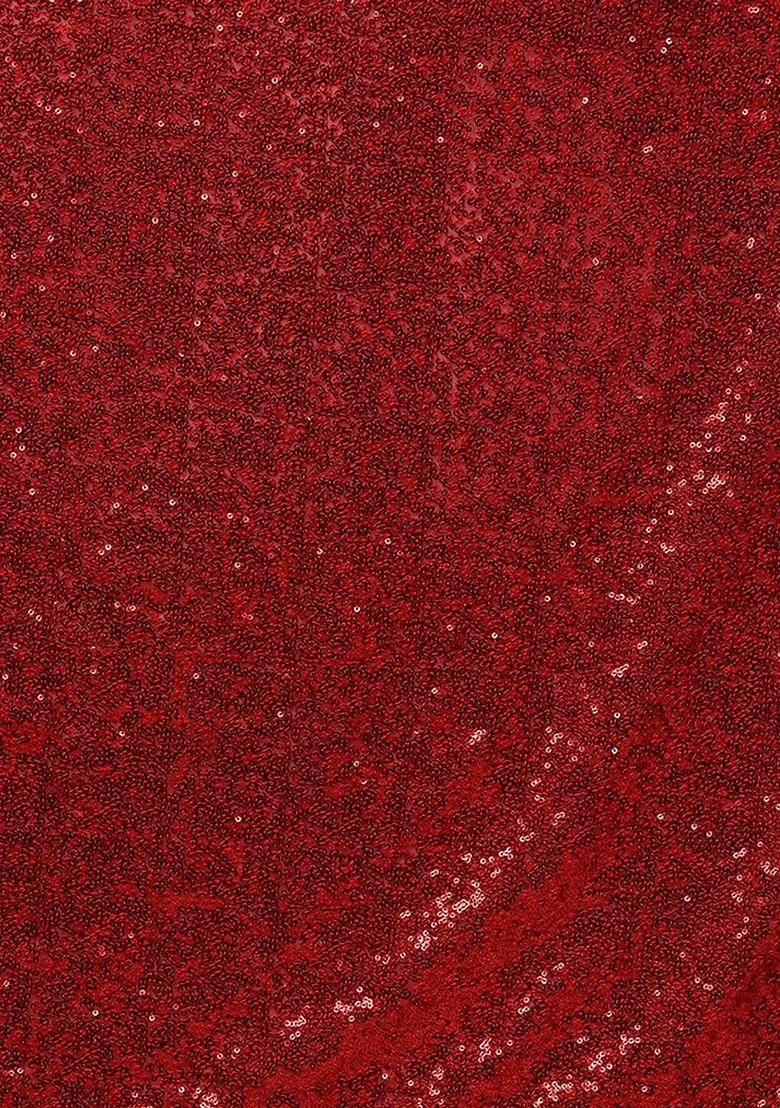 Green Printed Poly Blend Lehenga Set