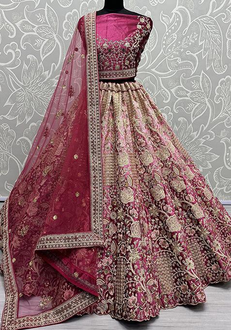 LH180 - Wine Lehenga set main image 0