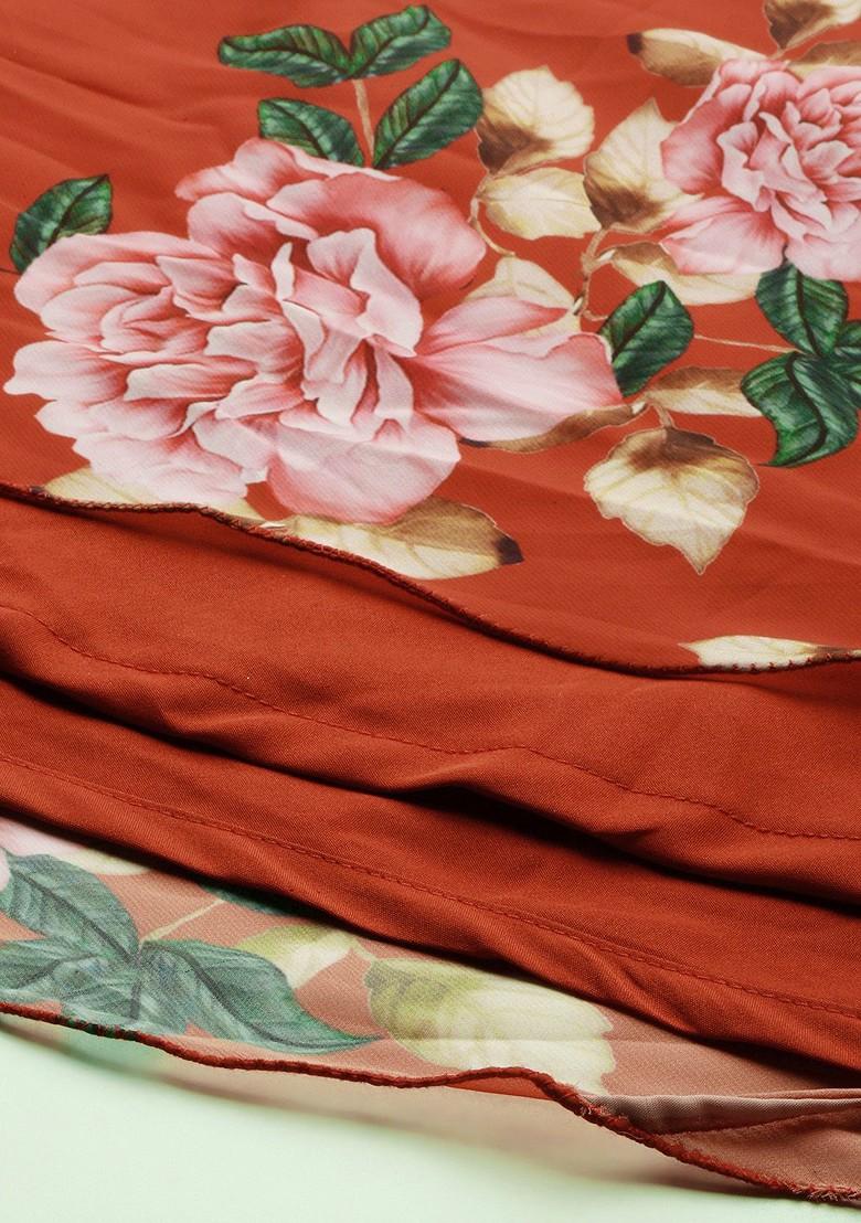 Green Embellished Poly Blend Lehenga Set