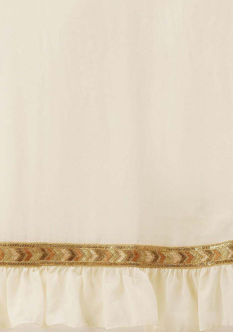 Pink Sequin Embroidered Poly Blend Lehenga Set