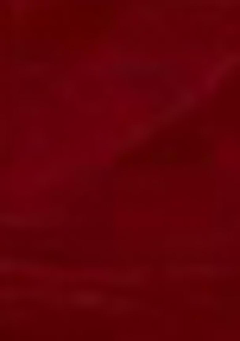 Maroon Embroidered Velvet Lehenga Set