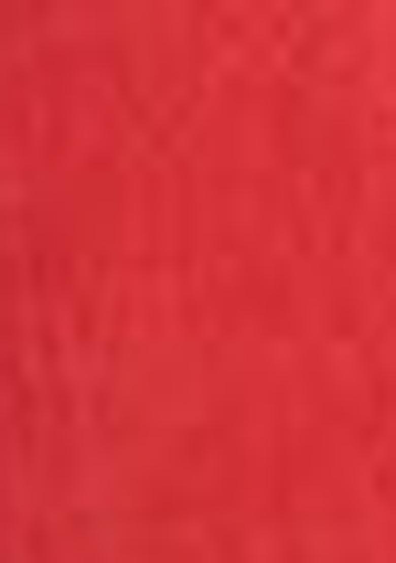 Red Floral Print Organza Lehenga Set