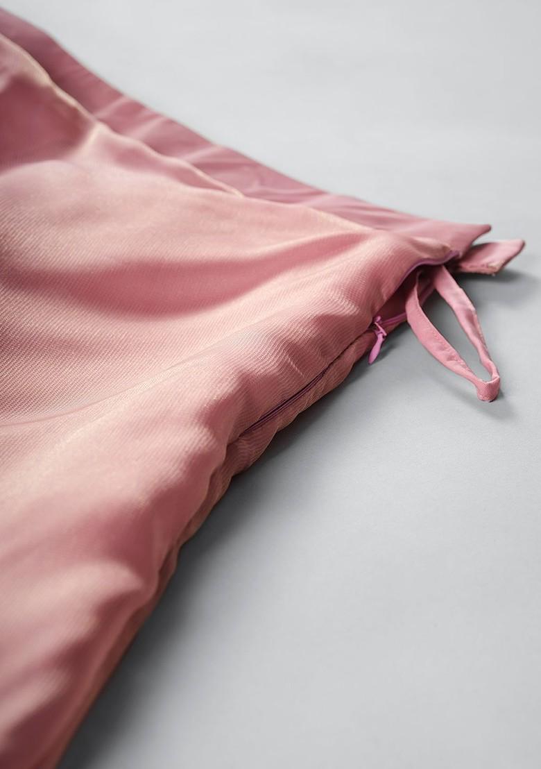 Lavender Embroidered Poly Blend Lehenga Set