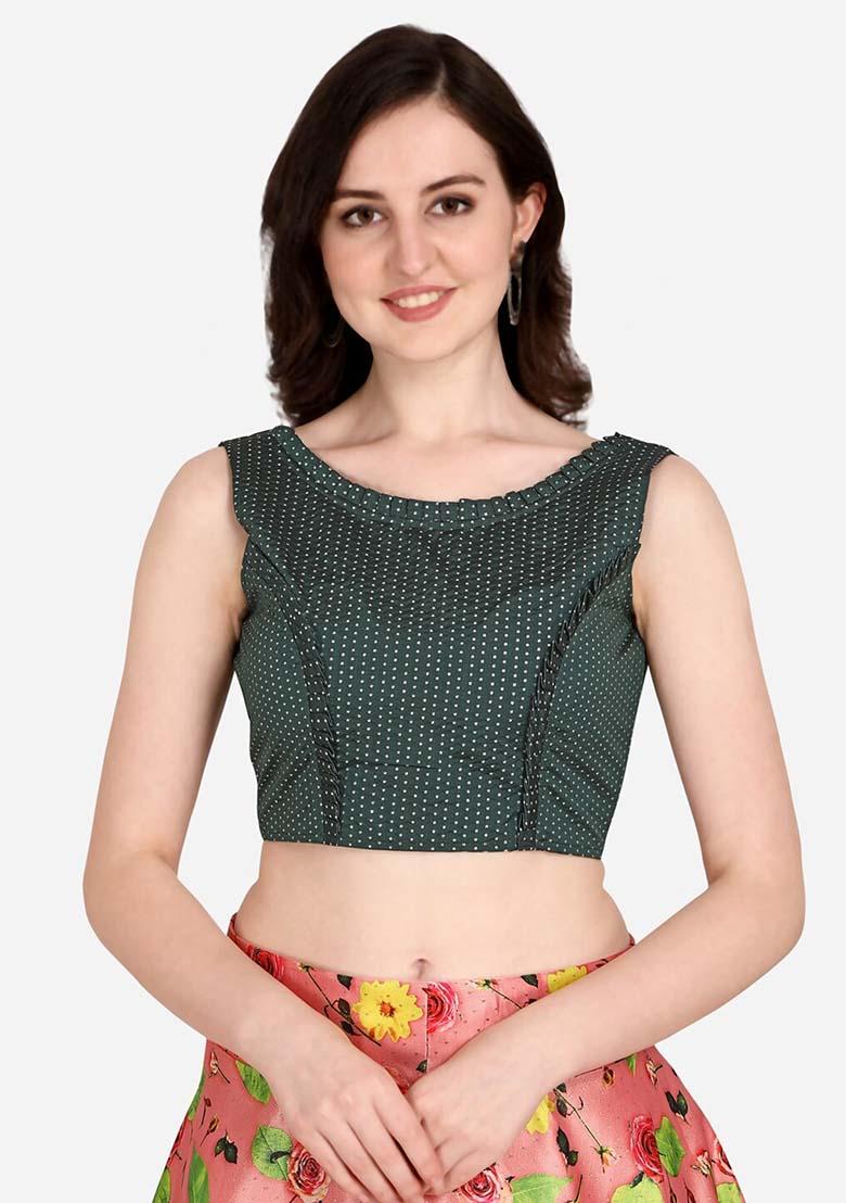 Multi Embroidered Silk Lehenga Set With Dupatta