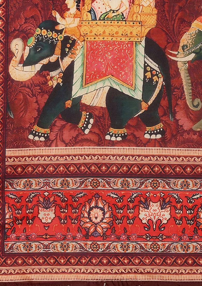 Off White Embroidered Silk Lehenga Set With Dupatta