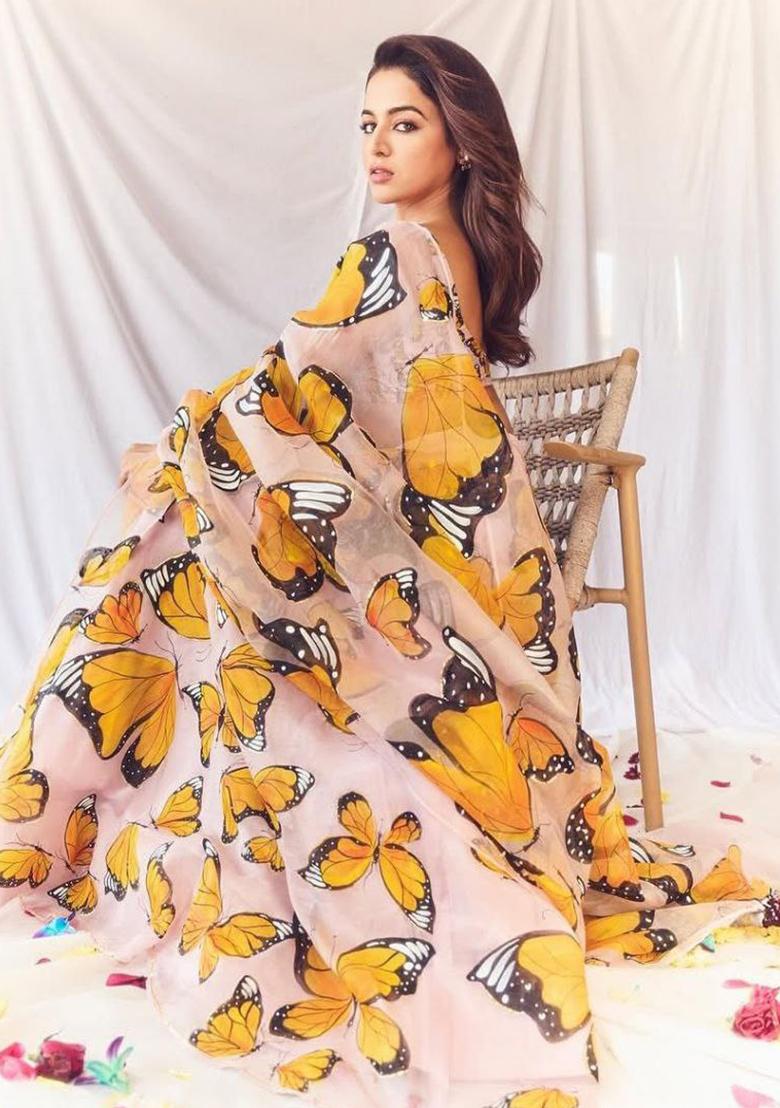 Multi Color Printed Silk Lehenga Set With Dupatta