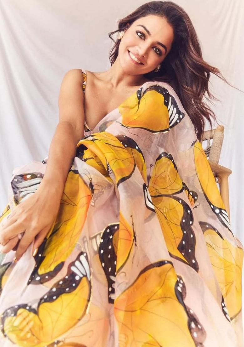 Multi Color Printed Silk Lehenga Set With Dupatta