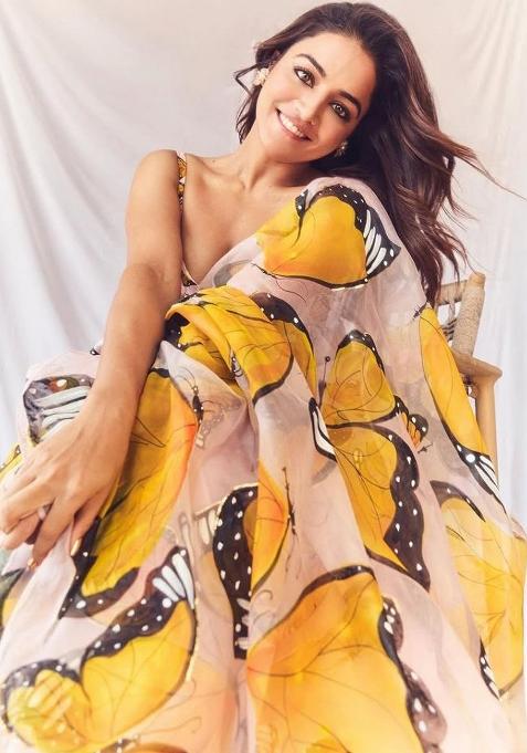 Multi Color Printed Silk Lehenga Set With Dupatta