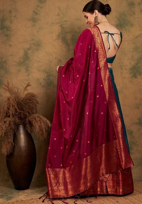 Green Embroidery Work Silk Women Lehenga Choli