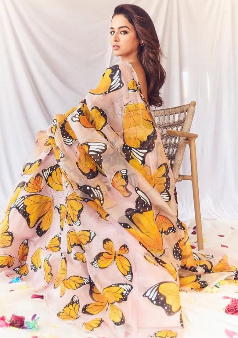 Multicolor Embroidered Blended Lehenga Set