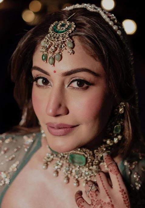 Multicolor Embroidered Silk Lehenga Set