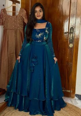 RAMA Embroidery Silk Lehenga Set