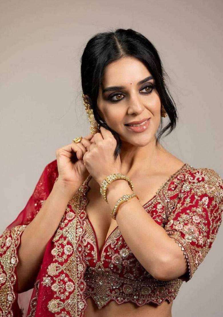 Multicolor Embellished Silk Blend Lehenga Set for Diwali | Wedding & Festive Wear - Indya