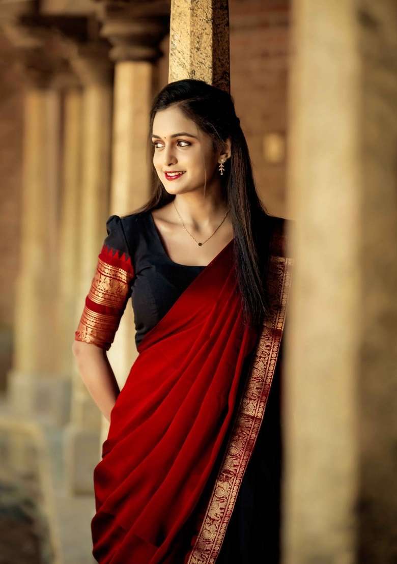 Black Jequard Silk Blend Lehenga Set for Diwali | Wedding & Festive Wear - Indya