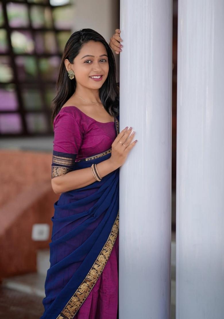 Pink Jequard Silk Lehenga Set - Indya