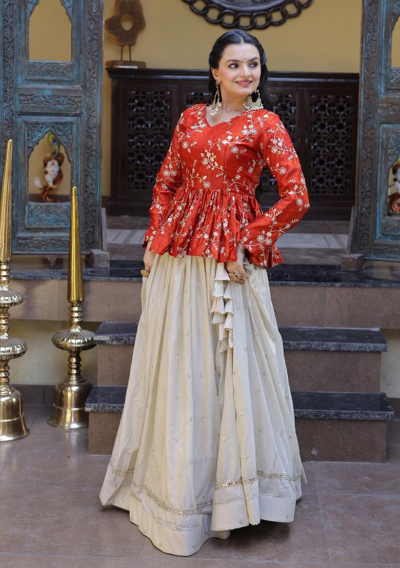 Fanta Embroidery Cosmos Lehenga Set - Indya