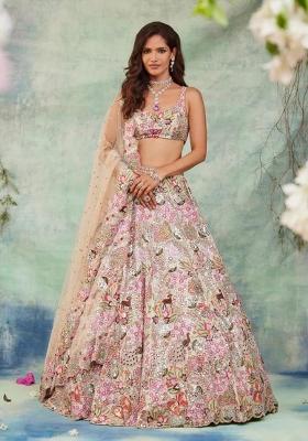 White Sequin Work Georgette Sharara Set