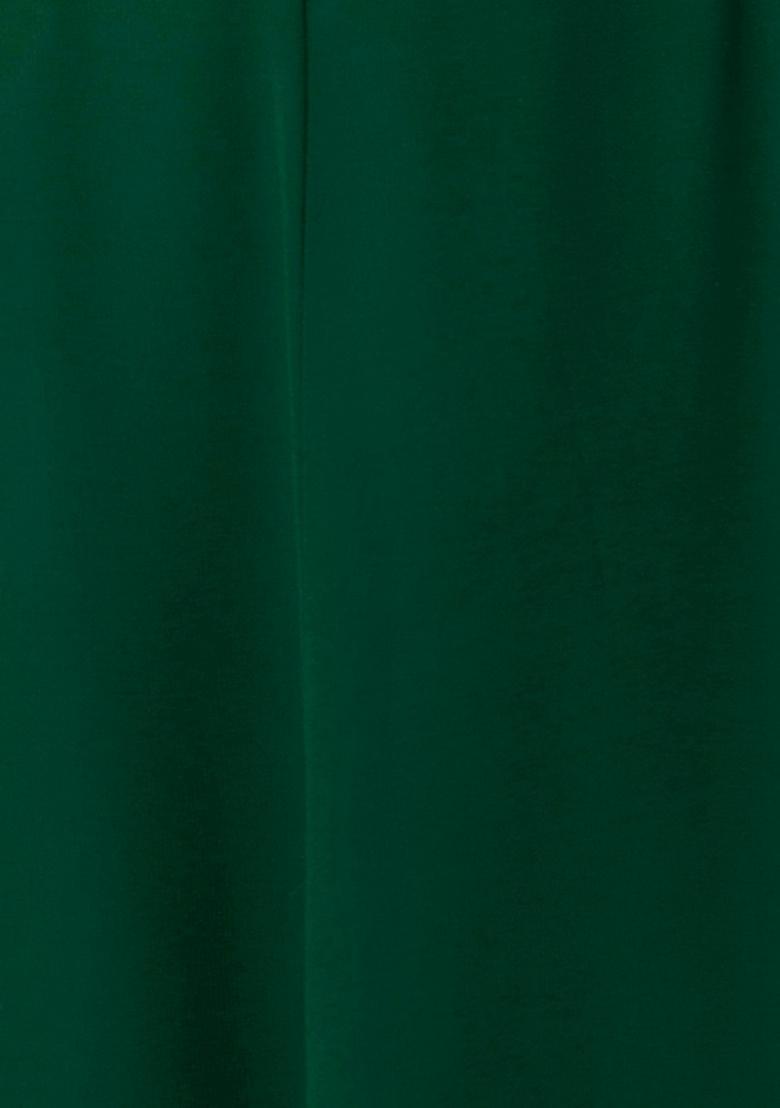 Green Embroidered Georgette Lehenga Set - Indya