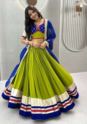 Perrot Lampi Lace Cotton Lehenga Set for Diwali | Wedding & Festive Wear