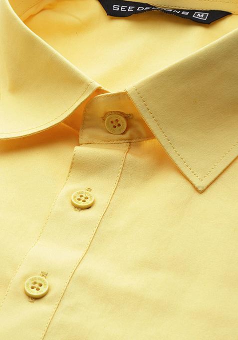 Yellow Pathani Kurta Set For Men