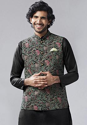 Multicolour Printed Pure Cotton Jacket