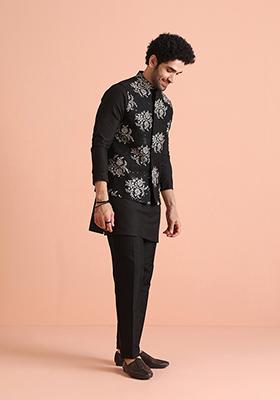 Black Embellished Blend Jacket