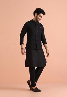 Black Embellished Blend Jacket