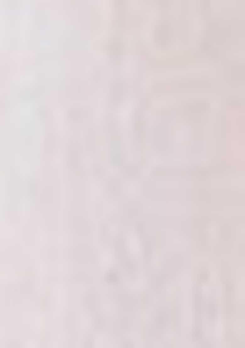 Orange Hand Embroidered Cotton Kurta Set For Men