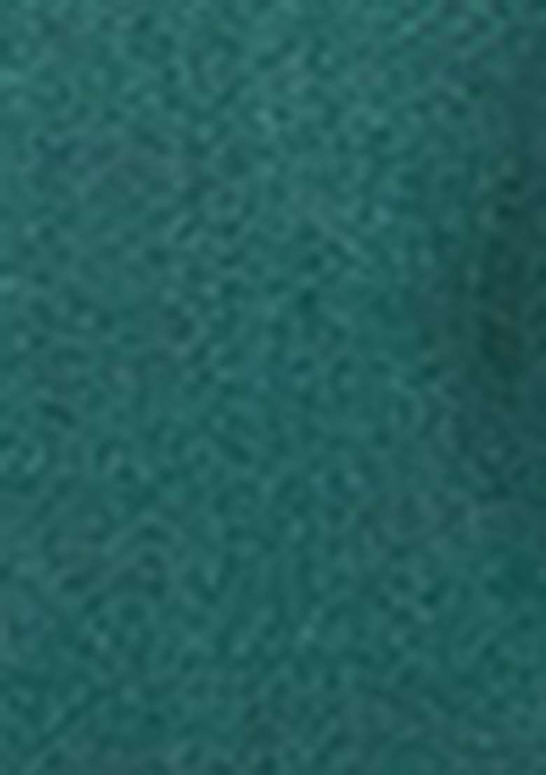 Green Embroidered Poly Blend Pathani Kurta Set For Men - Indya
