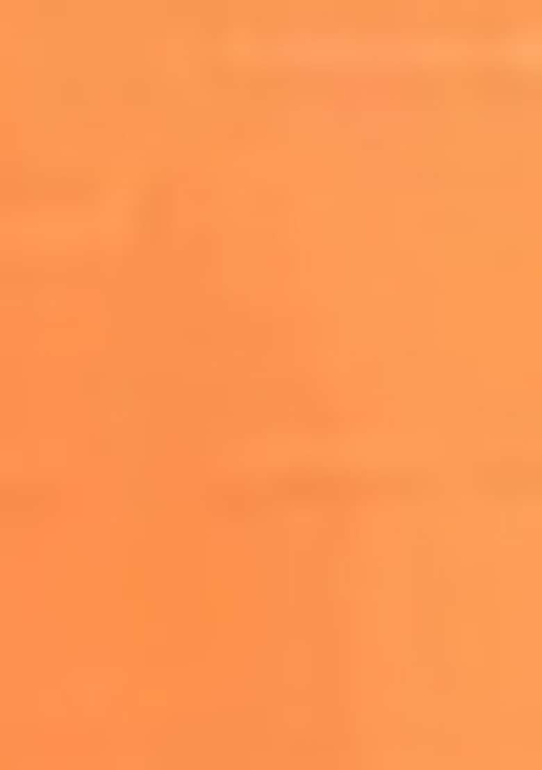 Orange Solid Silk Blend Kurta Set For Men - Indya