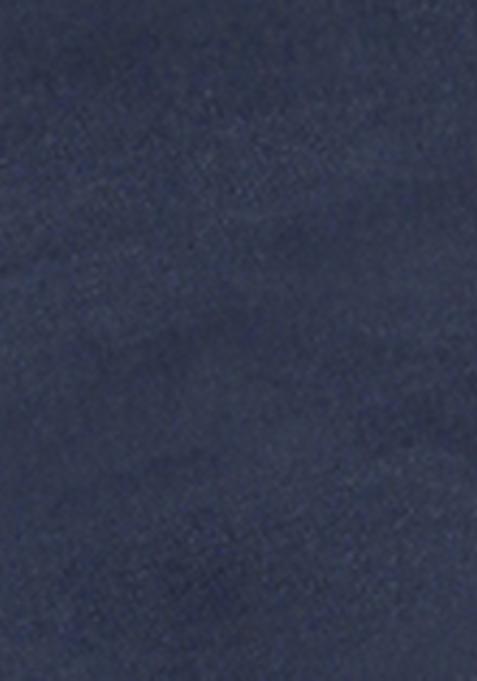 Navy Blue Yoke Design Cotton Silk Kurta Set For Men