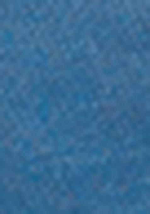 Blue Yoke Design Cotton Silk Kurta Set For Men