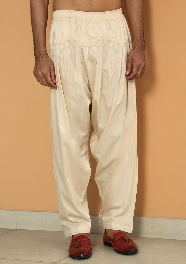 Black Embroidered Cotton Silk Kurta Set For Men