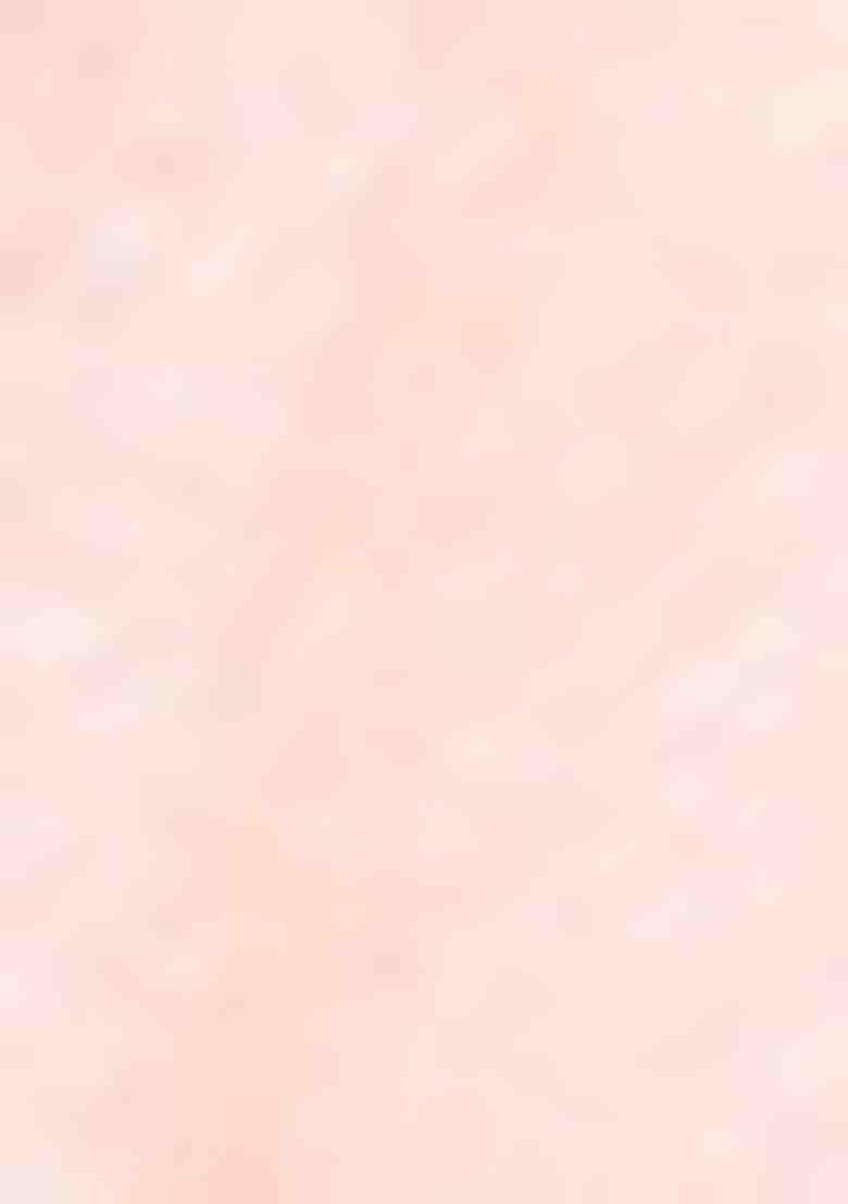 Peach And Cream Embroidered Silk Blend Nehru Jacket Set For Men