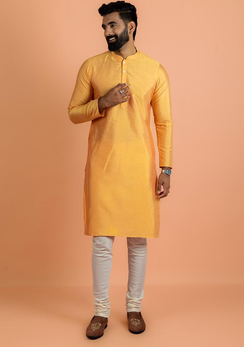 Multi Colour Printed Silk Nehru Jacket Set For Men