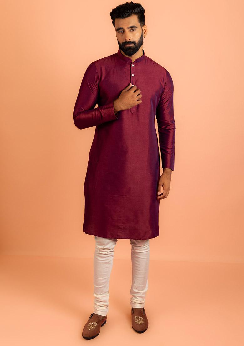 Grey Printed Cotton Nehru Jacket Set For Men