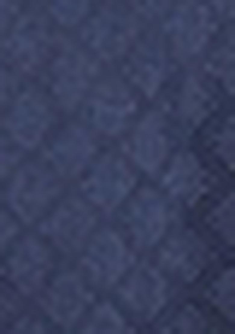 Blue Embroidered Silk Kurta Set For Men