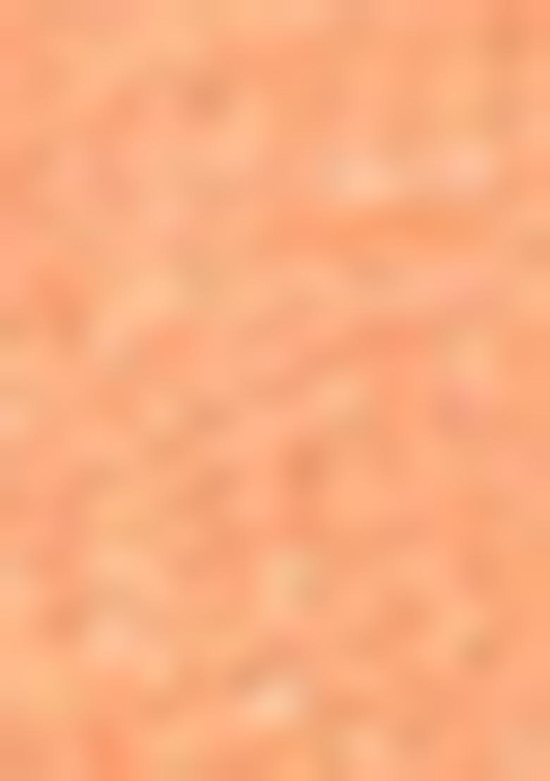 Orange Solid Cotton Blend Kurta For Men