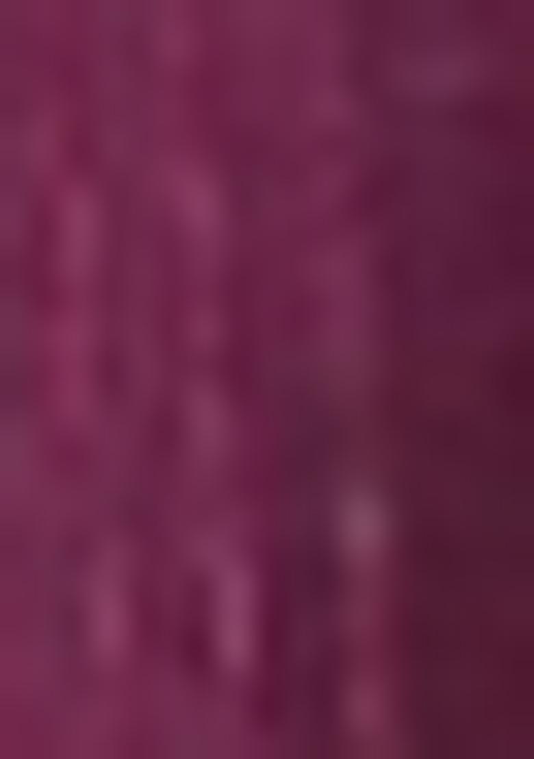 Magenta Pintux Work Jacquard Kurta Set For Men