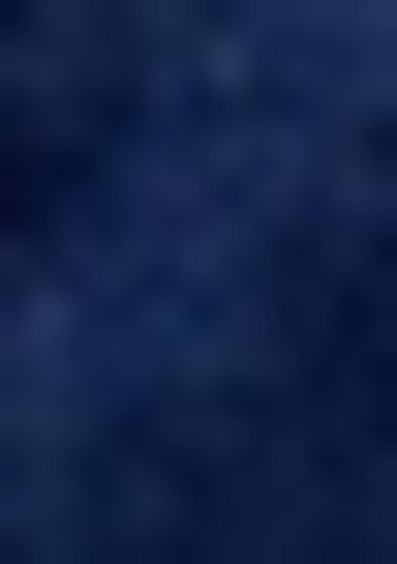 Blue Solid Polyester Bandhgala For Men