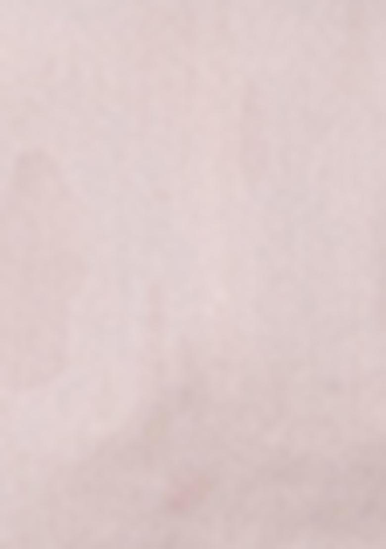 Light Pink Embroidered Cotton Kurta Set For Men