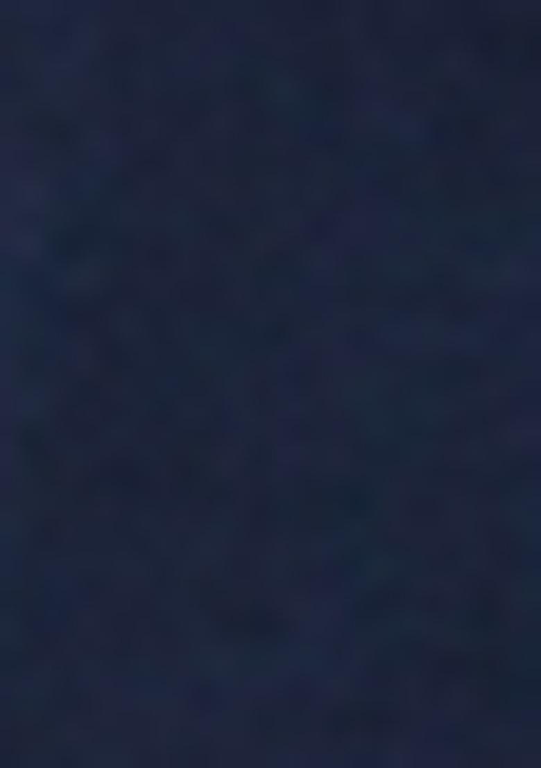 Navy Blue Embroidered Cotton Kurta Set For Men