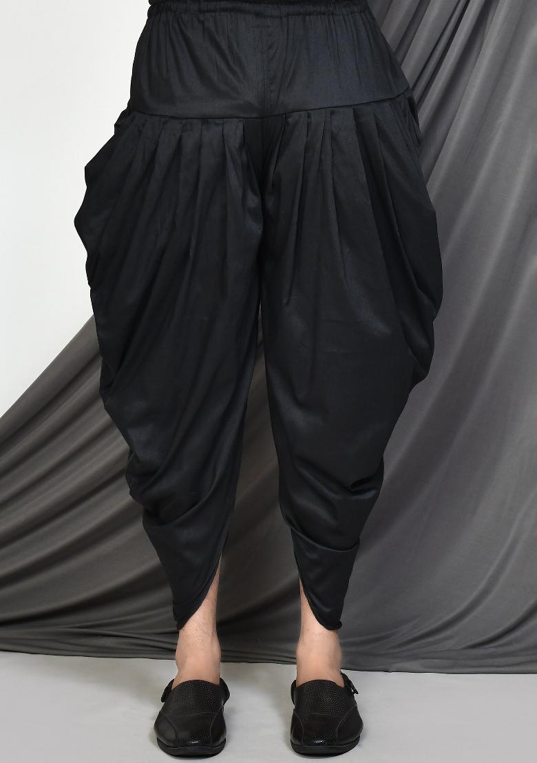 Bottle Green Embroidered Jacquard Indo Western Sherwani Set For Men