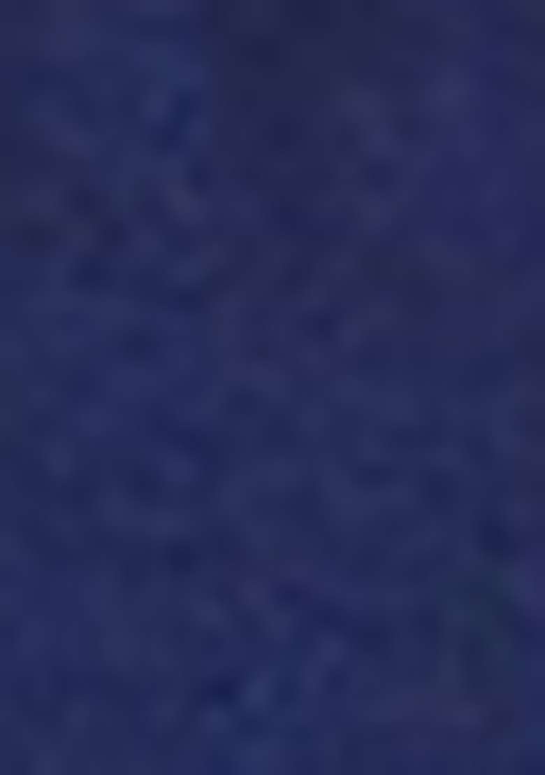 Navy Blue Machine Embrodiery Dupion Silk Kurta For Men - Indya
